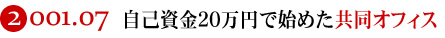 199707始まりは自宅の一室から
